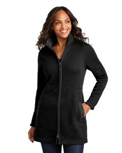 Port Authority® Ladies Arc Sweater Fleece Long Jacket