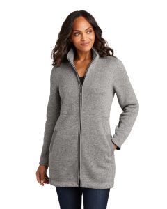 Port Authority® Ladies Arc Sweater Fleece Long Jacket