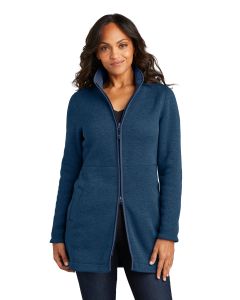 Port Authority® Ladies Arc Sweater Fleece Long Jacket