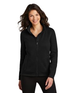 Port Authority® Ladies Arc Sweater Fleece Jacket