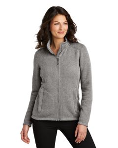 Port Authority® Ladies Arc Sweater Fleece Jacket