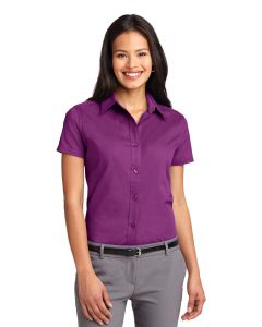 Port Authority® Ladies Short Sleeve Easy Care  Shirt