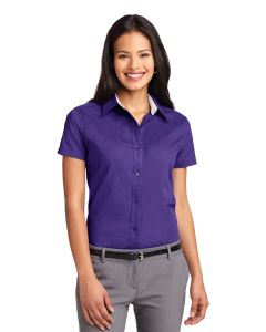 Port Authority® Ladies Short Sleeve Easy Care  Shirt