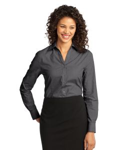 Port Authority® Ladies Crosshatch Easy Care Shirt