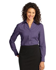 Port Authority® Ladies Crosshatch Easy Care Shirt