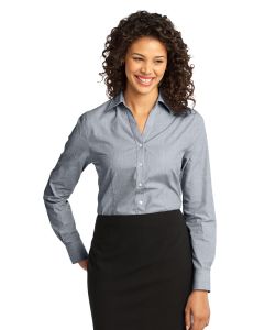 Port Authority® Ladies Crosshatch Easy Care Shirt