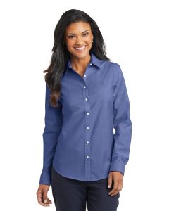 Port Authority® Ladies SuperPro ™  Oxford Shirt