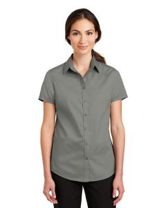 Port Authority® Ladies Short Sleeve SuperPro ™  Twill Shirt