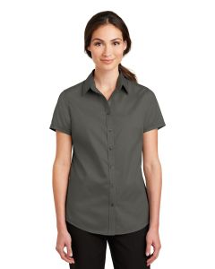 Port Authority® Ladies Short Sleeve SuperPro ™  Twill Shirt