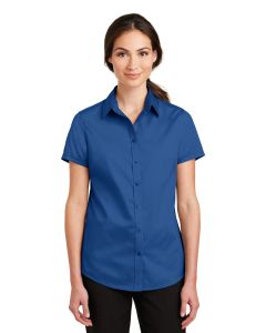 Port Authority® Ladies Short Sleeve SuperPro ™  Twill Shirt