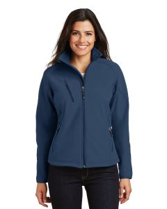 Port Authority® Ladies Textured Soft Shell Jacket