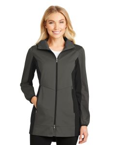 Port Authority® Ladies Active Hooded Soft Shell Jacket