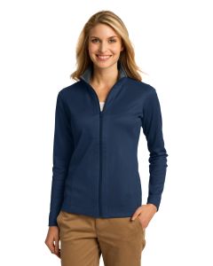 Port Authority® Ladies Vertical Texture Full-Zip Jacket