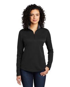 Port Authority Ladies Silk Touch  ™  Performance 1/4-Zip