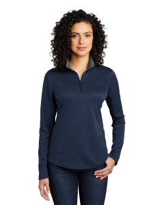 Port Authority Ladies Silk Touch  ™  Performance 1/4-Zip
