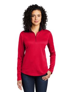Port Authority Ladies Silk Touch  ™  Performance 1/4-Zip