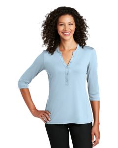 Port Authority® Ladies UV Choice Pique Henley