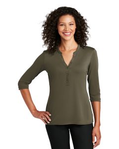 Port Authority® Ladies UV Choice Pique Henley