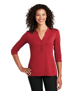 Port Authority® Ladies UV Choice Pique Henley
