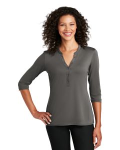 Port Authority® Ladies UV Choice Pique Henley