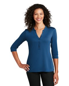 Port Authority® Ladies UV Choice Pique Henley