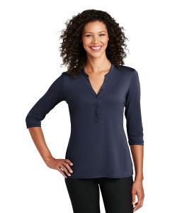 Port Authority® Ladies UV Choice Pique Henley