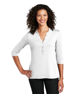 Port Authority® Ladies UV Choice Pique Henley