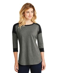 New Era® Ladies Heritage Blend 3/4-Sleeve Baseball Raglan Tee
