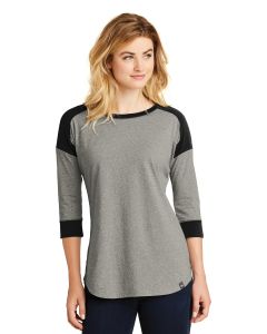 New Era® Ladies Heritage Blend 3/4-Sleeve Baseball Raglan Tee