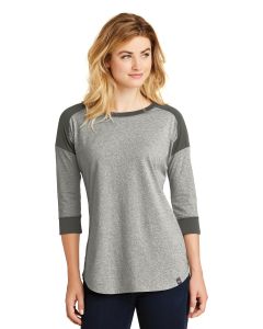 New Era® Ladies Heritage Blend 3/4-Sleeve Baseball Raglan Tee