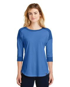 New Era® Ladies Heritage Blend 3/4-Sleeve Baseball Raglan Tee