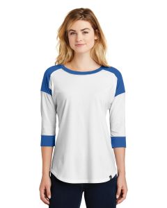 New Era® Ladies Heritage Blend 3/4-Sleeve Baseball Raglan Tee