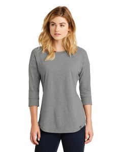 New Era® Ladies Heritage Blend 3/4-Sleeve Baseball Raglan Tee