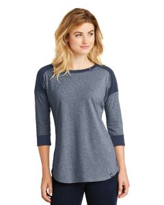 New Era® Ladies Heritage Blend 3/4-Sleeve Baseball Raglan Tee