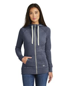New Era® Ladies Sueded Cotton Blend Full-Zip Hoodie