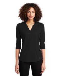 OGIO Ladies Jewel Henley