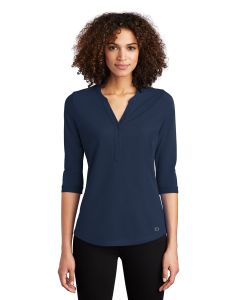OGIO Ladies Jewel Henley