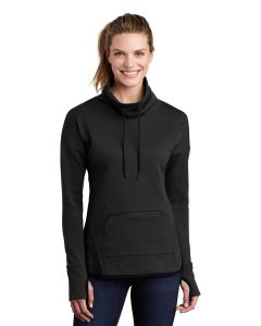 Sport-Tek Ladies Triumph Cowl Neck Pullover