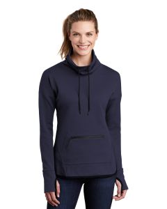 Sport-Tek Ladies Triumph Cowl Neck Pullover
