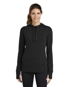 Sport-Tek® Ladies PosiCharge  ®  Tri-Blend Wicking Fleece Hooded Pullover