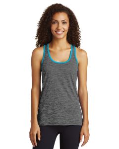 Sport-Tek® Ladies PosiCharge  ®  Electric Heather Racerback Tank