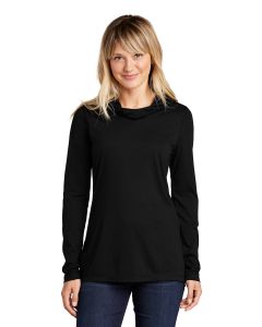 Sport-Tek® Ladies PosiCharge®  Tri-Blend Wicking Long Sleeve Hoodie
