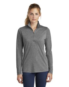 Sport-Tek® Ladies PosiCharge  ®  Tri-Blend Wicking 1/4-Zip Pullover