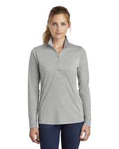 Sport-Tek® Ladies PosiCharge  ®  Tri-Blend Wicking 1/4-Zip Pullover