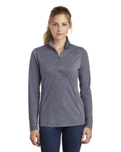 Sport-Tek® Ladies PosiCharge  ®  Tri-Blend Wicking 1/4-Zip Pullover