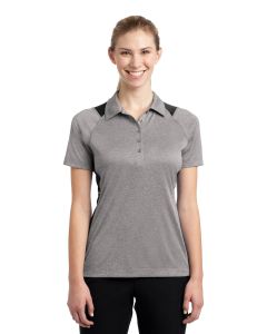 Sport-Tek® Ladies Heather Colorblock Contender ™  Polo