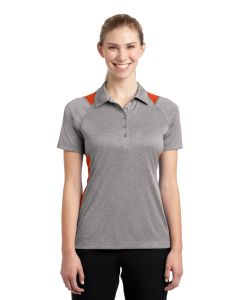 Sport-Tek® Ladies Heather Colorblock Contender ™  Polo