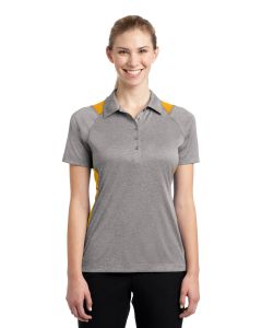 Sport-Tek® Ladies Heather Colorblock Contender ™  Polo