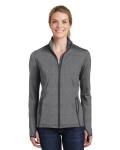 Sport-Tek® Ladies Sport-Wick ®  Stretch Contrast Full-Zip Jacket