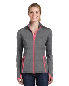 Sport-Tek® Ladies Sport-Wick ®  Stretch Contrast Full-Zip Jacket